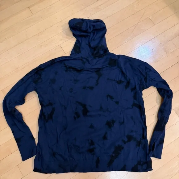 J. Society Navy/black acid wash hoodie, S, CB2523 - Picture 3 of 4